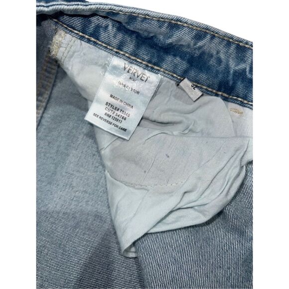 Vervet Leslie Jeans Size 14 32 Distressed 90s Style Vintage High Rise Denim New - Picture 10 of 14